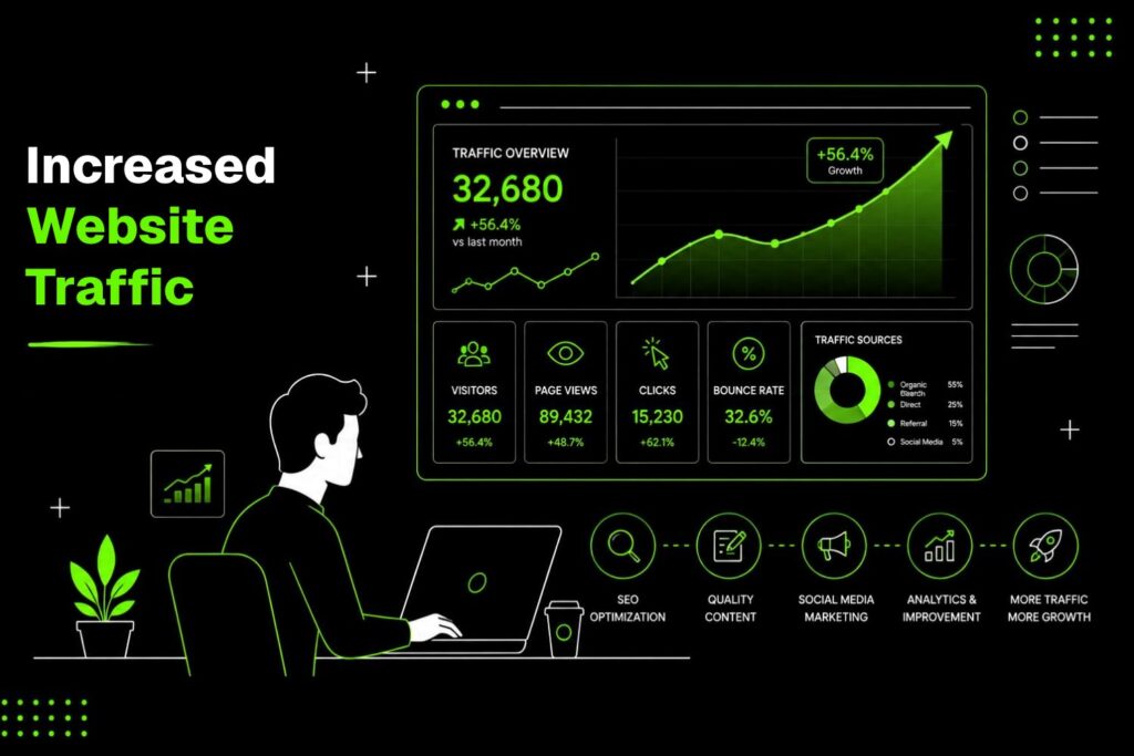 Increased Website Traffic