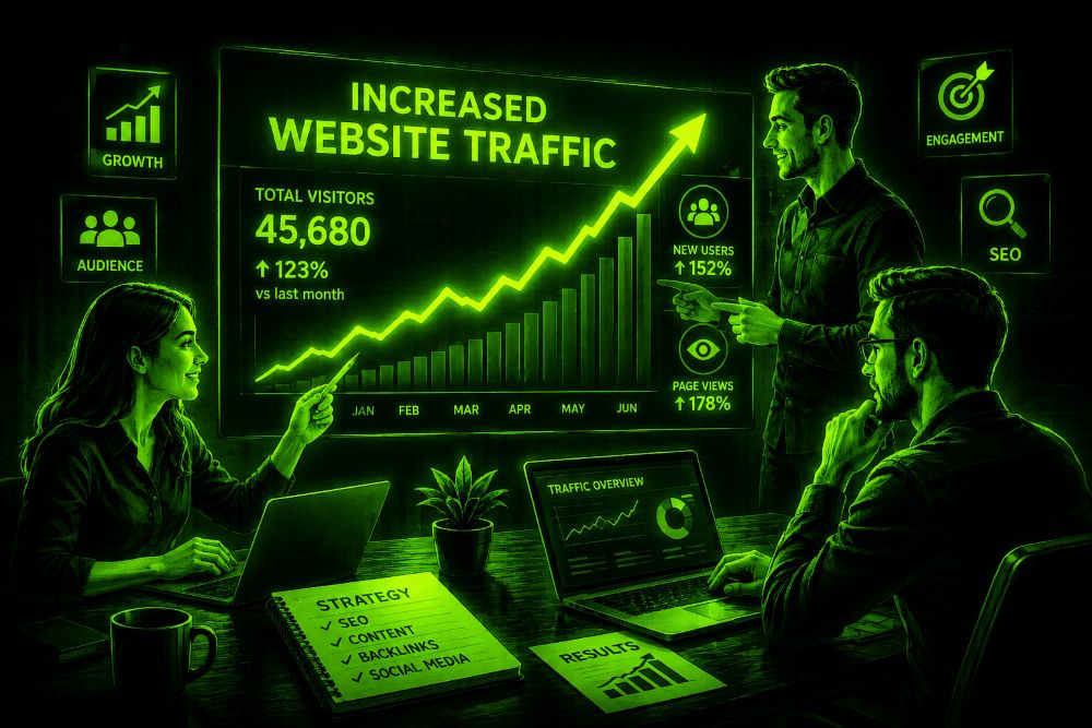 Increased Website Traffic