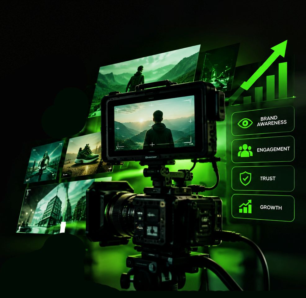 Professional video production for brand awareness and growth